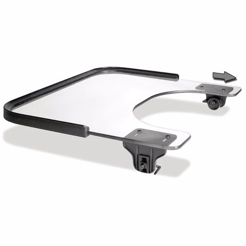 Clear Tray with EZ Lock Clamps and PVC Rim