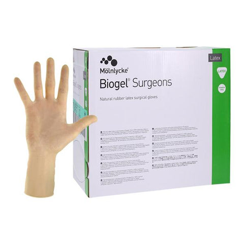 Molnlycke Healthcare -Biogel Surgical Gloves 7.5 Straw, 4 BX/CA 30475