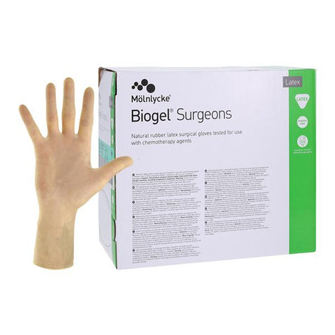 Molnlycke Healthcare -Biogel Surgical Gloves 8 Straw, 4 BX/CA 30480