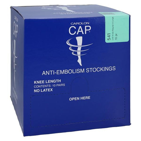 Carolon Company CAP Anti-Embolism Stocking Knee High XL Unisex White - 541