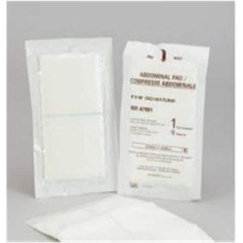 AMD Ritmed Polypropylene ABD Combine Pad 5x9" Sterile Wood Pulp Fill - A7059