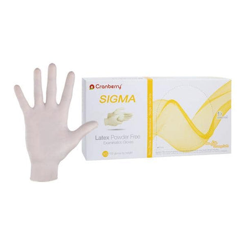 Pro2 Solutions, Inc -Sigma Latex Exam Gloves X-Small Natural Non-Sterile, 10 BX/CA CR5815