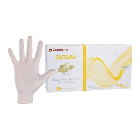 Pro2 Solutions, Inc -Sigma Latex Exam Gloves Small Natural Non-Sterile, 10 BX/CA CR5816