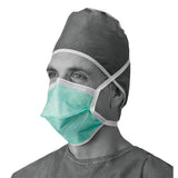 Medline Industries Inc Tie On Mask Not Rated Green 300/Ca  - NON27382