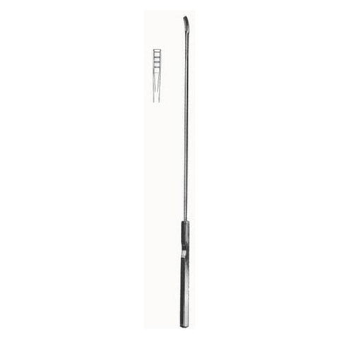 BR Surgical, LLC Kevorkian Endocervical Curette 12" German Stainless Steel Ea - WG70-59640