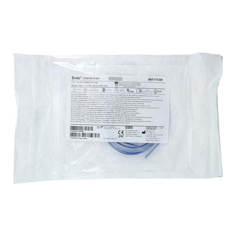 Bard Medical Division Drain Channel Silicone 15Fr 3/16" Full Fluted Round Tip Sterile 10/Ca - 072228