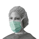 Medline Industries Inc  Tie On Mask Not ASTM Rated Anti-Fog Green 300/Ca - NON27379A