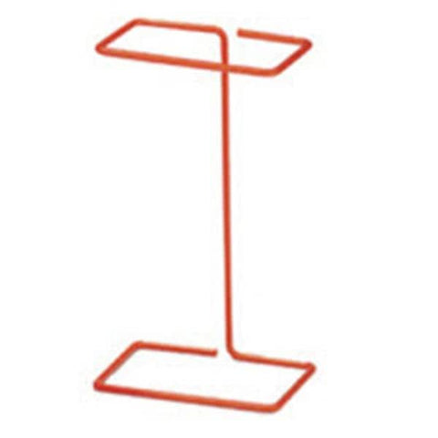 Bel-Art Products -Poxygrid Biohazard Bag Holder 3-5/8x5x8-1/2" Orange Epoxy/Coated Wire Autoclavable Reusable For 01-828A/01-828-031/01-830A/01-826-1/01-827A/01-829A/01-815 Bags Each 131931000