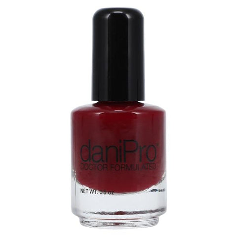 Alde Associates LLC DaniPro Infused Nail Polish Undecylenic Acid Deep Red Always Be True Each - BE TRUE