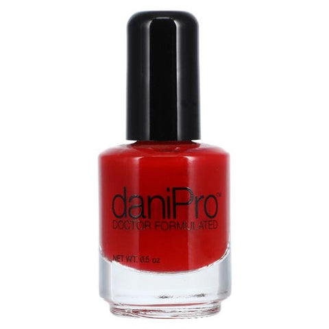 Alde Associates LLC DaniPro Infused Nail Polish Undecylenic Acid Red First Kiss Each - RED