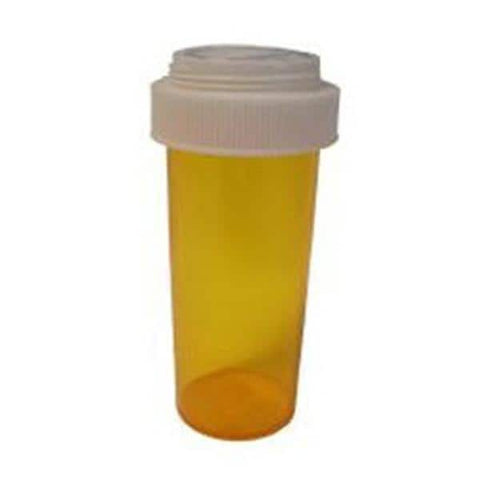 Clarke Container Division Medicine Vial Plastic 16 Dram Amber Reusable 240/Case - 27016