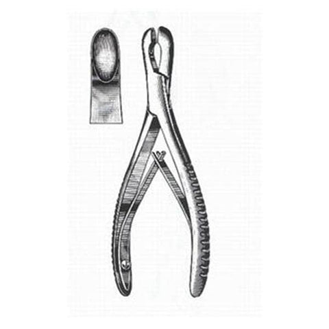 BR Surgical, LLC Luer Rongeur Straight Stainless Steel Ea - BR32-13617