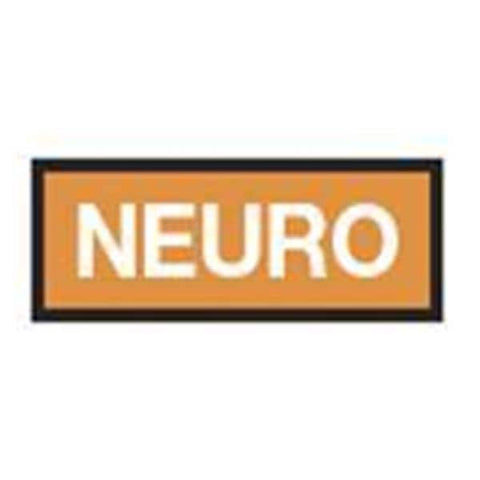 Aspen Surgical Instrument ID Tape White NEURO/Orange 8-1/2x11" Disposable Ea - 158095EEA