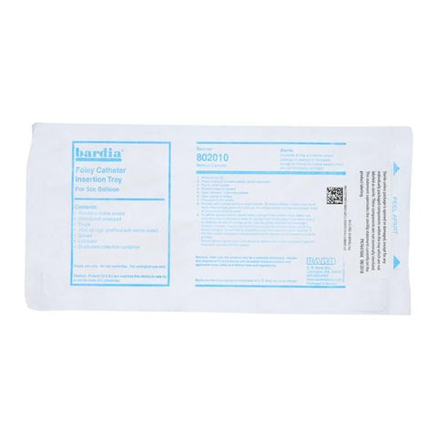 Bard Medical Division Bardia Foley Insertion Tray 10cc - 802010
