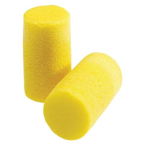 3M Medical Products E-A-R Classic Uncorded Earplugs Lg/Clndr Shp Yellow PVC Single Use 2000/Case - 310-1101