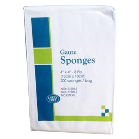 Azer Scientific Medipore +Pad Soft Cloth Gauze Sponge 4x4" 8 Ply Non-Sterile - ES8P44