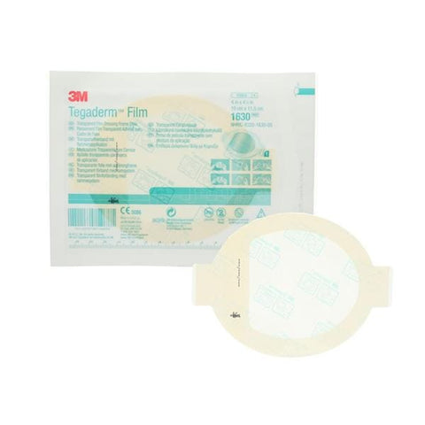 3M Medical Products Tegaderm Film Frame Style Dressing 4x4-1/2" Sterile Adhesive Adherent Trans LF - 1630