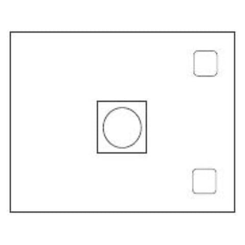 Busse Hospital Disposable 24x30" Sterile Pain Management Drape 4x4" Fenestrated - 691