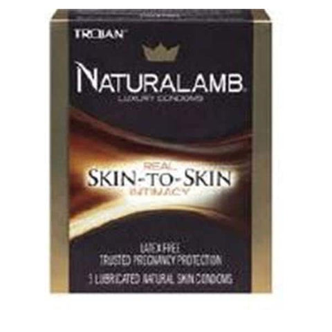 Church & Dwight Trojan Product Trojan Natural Lamb Condom 3/Box - 3435476