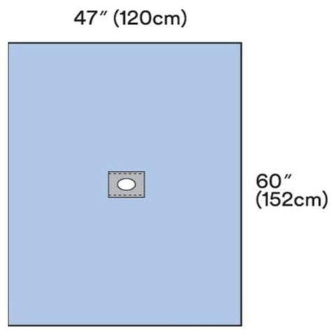 3M Medical Products Steri-Drape 47x59" Sterile Surgical Drape Fenestrated - 9030