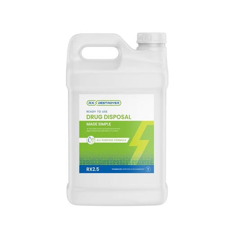 C2R Global Manufacturing Inc Rx Destroyer Disposal Solution 2.5gal 2/Case - RX2.5