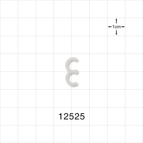 2-Channel Multi-Cavity Clip, Natural - 0.215 inch Channel (5.46 mm) - 12525