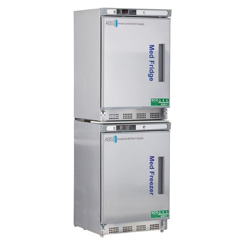 American BioTech Supply(ABS) Premier Pharma/Vax Refrigerator/Freezer 9cf 2 Dr 1 to 10/-15 to -25C Each - PH-ABT-HC-RFC9SS-LH