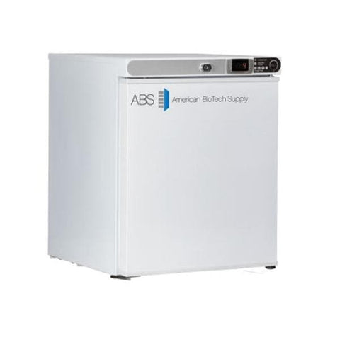 American BioTech Supply(ABS) Premier MedFridge Laboratory Refrigerator 1 Cu Ft Solid Door 2 to 8C Each - ABT-HC-UCFS-0104-LH