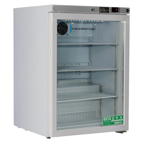 American BioTech Supply(ABS) Premier Laboratory Refrigerator 5.2 Cu Ft Glass Door 20 to 25C Each - ABT-HC-UCFS-0504G