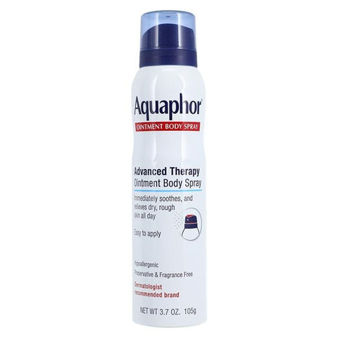 Beiersdorf Inc Aquaphor Body Spray Ointment Dye/Fragrance Free Skin 3.7oz/Cn, 12 CN/Case - 072140021795