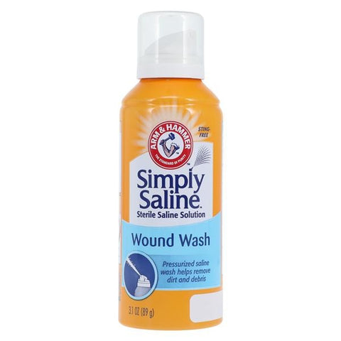 Armkel (Church & Dwight) Simply Saline Wound Wash 3.1oz/Can, 12 CN/CA - 08553