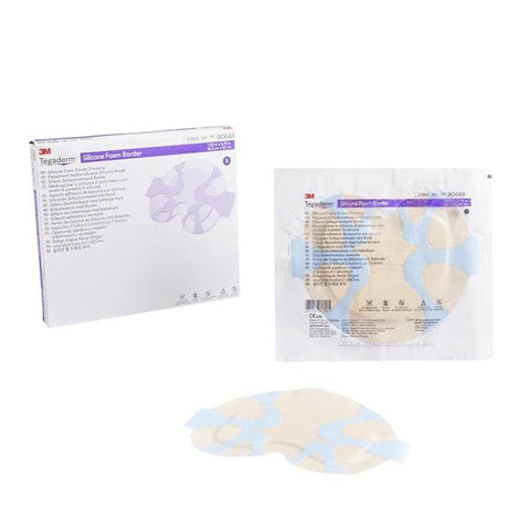 3M Medical Products Tegaderm Silicone/Foam Border Dressing 7-1/4x8-3/4" Sterile Sacral - 90648