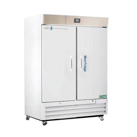 American BioTech Supply(ABS) Premier Pharmacy Refrigerator 49 Cu Ft 2 Solid Doors +2 to 8°C Each - PH-ABT-HC-49S