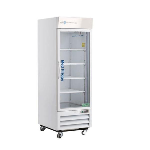 American BioTech Supply(ABS) MedFridge Pharmacy Refrigerator 26 Cu Ft Glass Door 2C-8C Each - PH-ABT-HC-S26G