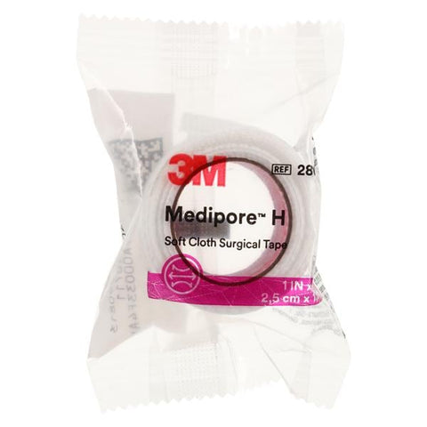 3M Medical Products -Surgical Tape Soft Cloth 1"x2yds White 1/Rl, 72 RL/CA 2860S-1