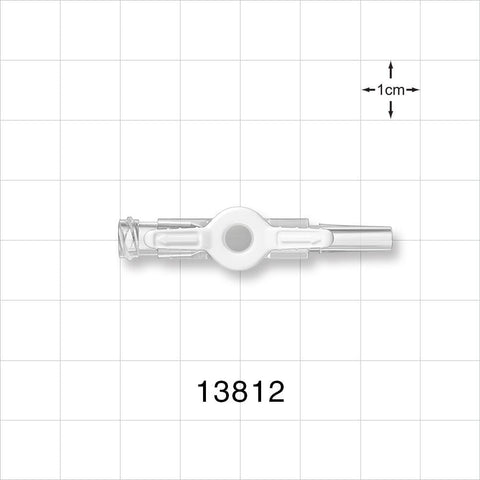 1-Way Stopcock, Female Luer Lock, Male Luer Slip - 200 psi - 13812
