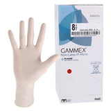 Ansell Healthcare Products GAMMEX Non-Latex PI Micro Polyisoprene Surgical Gloves 8.5 Standard White, 4 BX/CA - 20685985