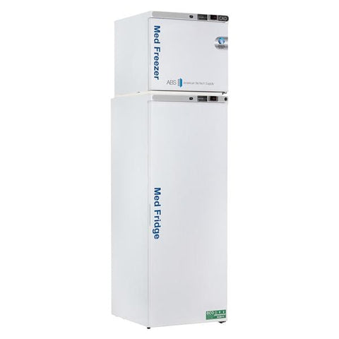 American BioTech Supply(ABS) Horizon 2 Combination Refrigerator/Freezer 2 Solid Doors Each - PH-ABT-HC-RFC12A-CAD