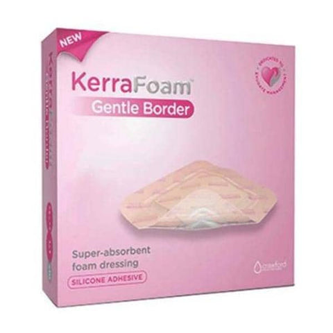 3M Medical Products KerraFoam Foam Foam Dressing 3x3" Square Silicone Adhesive Super Absorbent, 10 CR/CA - CWL1010
