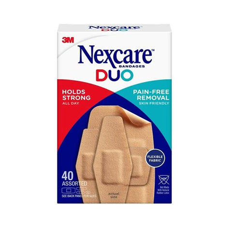 3M Medical Products -Nexcare Duo Bandage Fabric Assorted Tan Sterile 1/Case DSA-40
