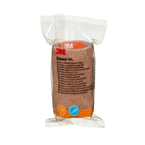 3M Medical Products -Coban Wrap Elastic 4"x5' Beige/Tan 18/Case 2084-1X