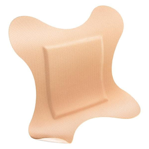 BSN Medical, Inc —Leukoplast Adhesive Bandage Elastic/Fabric 3x3" Tan Sterile 50/Box, 12 BX/CA 7645611