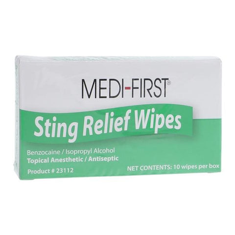 Certified Safety Medi-First Insect Sting Relief Pads Insect Sting Relief Pad 3oz 10/Box - 213014