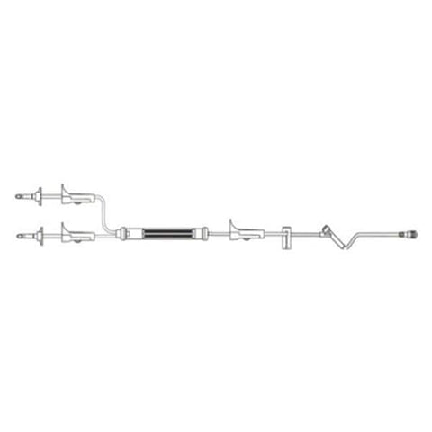 B. Braun Medical Inc. -IV Administration Set Needleless Y-Type: Inj St 6 84 10Drp 34mL 50/Case NF5140