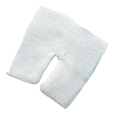 Busse Hospital Disposable Gauze Tracheostomy Dressing 4x4" 12 Ply Sterile U-Shape Split LF - 707