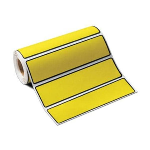 Carstens, Inc Labels ID Wide Track Yellow 5.75x1.75 200/Rl 200/Rl - 1645-03