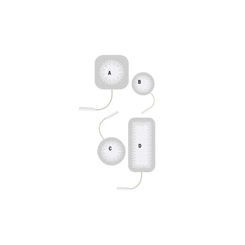 Advantrode White Foam 2" Round Electrodes (80 pack)