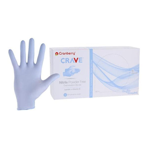 Pro2 Solutions, Inc -Crave Nitrile Exam Gloves Small Light Blue Non-Sterile, 10 BX/CA CR3556