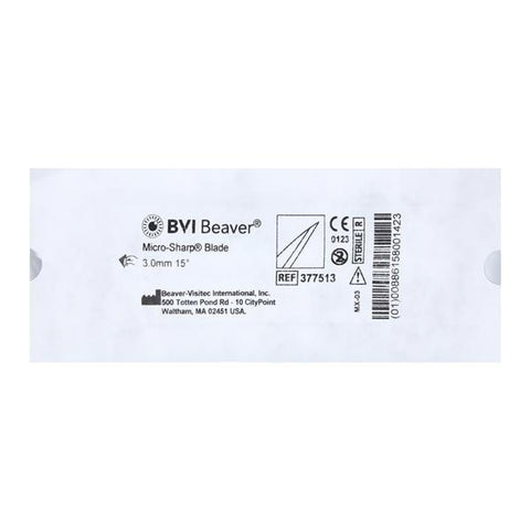 Beaver-Visitec Micro-Sharp Steel Sterile Surgical Blade - 377513