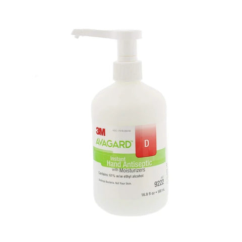 3M Avagard D Instant Hand Antiseptic 16.9 oz Pump Bottle
